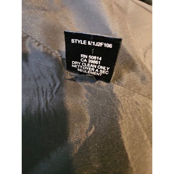 Tahari Womens Pinstripe One Button Blazer Size 6 Black & White Career Office - Picture 13 of 14